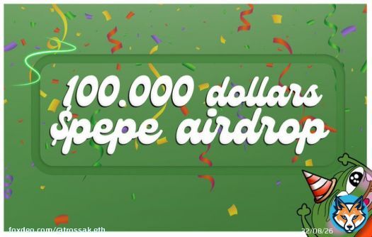 Great news! The #PEPE airdrop is now live!  Check eligibility and claim $PEPE on their website:    #Trezor #PulseX #Pulsechain #PEPEARMY #Money #NFTs #Bitcoin #web3 #Binance #Ledger $MONG $LADYS #MILADY #PEPEISLOVE #BAYC #MAYC #pepecoin $SNEK #SIMPSON&hellip;