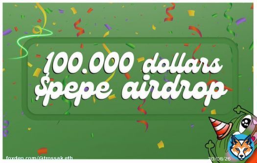 Great news! The #PEPE airdrop is now live!  Check eligibility and claim $PEPE on their website:    #Trezor #PulseX #Pulsechain #PEPEARMY #Money #NFTs #Bitcoin #web3 #Binance #Ledger $MONG $LADYS #MILADY #PEPEISLOVE #BAYC #MAYC #pepecoin $SNEK #SIMPSON&hellip;