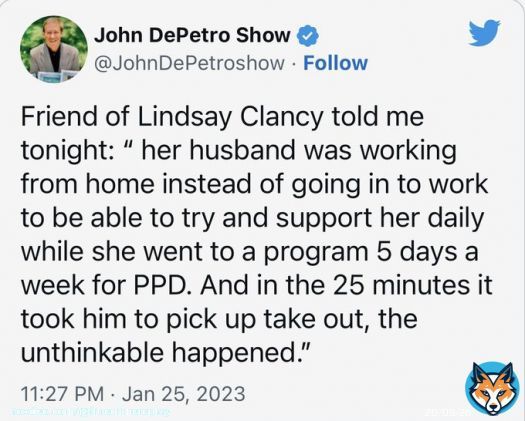 My heart really hurts for Lindsay, her family, my alumni friends. Postpartum is no joke. She was getting help. Hold your kids closer today  #LHHS #lindsayclancy #lindsaymusgrove #MentalHealthMatters