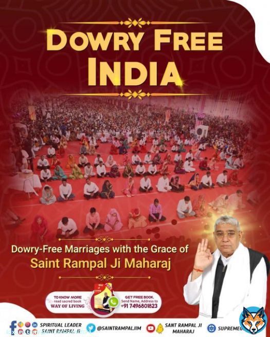 #GodNightMonday  At the same time, with the blessings of Saint Rampal Ji Maharaj, inter-caste dowry-free marriages are taking place.  By breaking the shackles of religion and caste, they are making the lives of daughters happy. #MondayMotivaton #SaintRampalJiQuotes