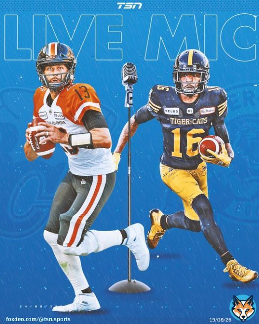 LIVE NOW: Tonight's #LiveMic game between @BCLions and @Ticats has the makings of a shootout! Catch the action on TSN1 or TSN Direct now, or after the SSK/OTT on TSN3/5!|  #CFLGameDay