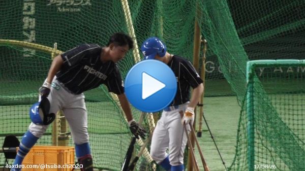 今季で引退される、日本ハムの杉谷選手。 東京ドームから粋な計らいでバッティング練習。本当に夢と感動と笑いを与えてくれてありがとうございます！いざ、前進へ！！GO GO SUGIYA！ #杉谷拳士 #fighters  #杉谷前進へ #侍ジャパン