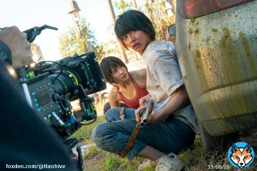 Netflix releases behind the scenes snaps from #ALICEINBORDERLAND 2  #今際の国のアリスシーズン2  #TAOTSUCHIYA #土屋太鳳 #ALICEINBORDERLAND2