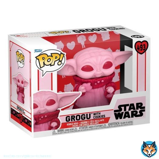 Funko Pop Star Wars Valentines The Mandalorian Grogu (The Child) - 493  Link para compra BR:   Buy here:   #funkopop #actionfigure #disneyplus #starwars #themandalorian #grogu #babyyoda #thechild #valentinesday #starwarsvalentines