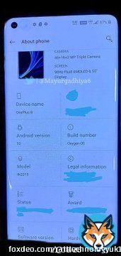 Leaked Screenshot Of Oneplus 8 About Page On Android  6.55' 90Hz Fluid Amoled 48+16+2MP Camera IN2019 Model Number  #oneplus #oneplus8 #oneplus8pro #oneplus8lite #oneplus8series #oneplusconceptone#oneplus7tpro #pocox2 #oneplus7series #galaxys20plus ##techdaily