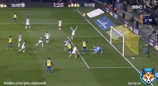 #النصر يتصدر #دوري_روشن_السعودي بهدف تسلل اوضح من وضوح الشمس رغم ان الحكم فيصل البلوي شاهد اللقطة عبر تقنية VAR!!!!  الحكم المحلي كالعادة يُحرج كل من يدافع عنه بأخطاء غريييييبة!!!!  &bull; للتوضيح: التسلل على رونالدو لأنه في موقع تسلل ومغطي على الحارس!!