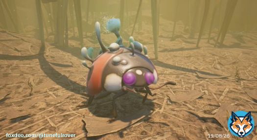 Ladybirds infected with fungi are in @GroundedTheGame! Looks like some Laboulbeniales combined with a pinch of Ophiocordyceps.