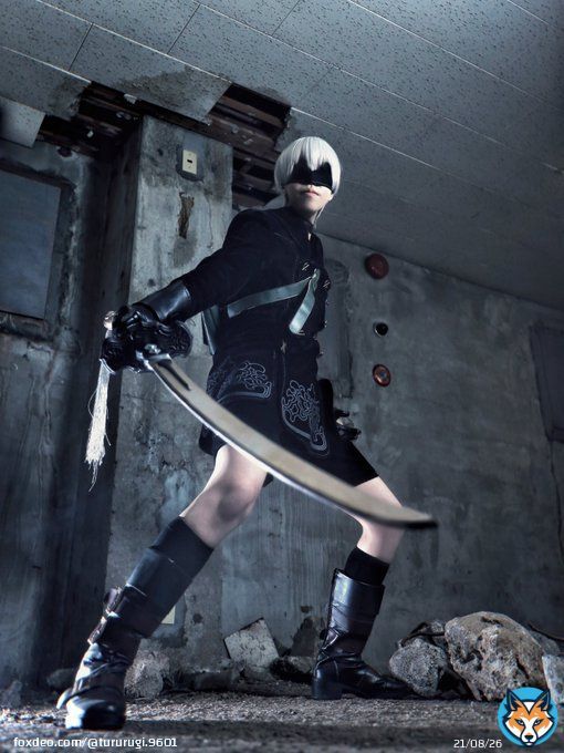 [\u266fCosplay]    Nier : Automata ＿＿        ＿＿ヨルハ九号S型／黒の誓約    \u2756Photo&prop;来更来さん \u2756Studio&prop;Animaniyaさん ┈┈┈┈┈┈┈┈┈┈┈┈┈┈┈┈┈┈  #ニーア_コスプレ