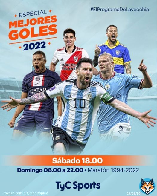Llegan las fiestas, llega #ElProgramaDeLavecchia No te pierdas el clásico especial de TyC Sports con lo mejor de un año inolvidable