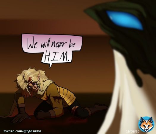 BLOOD TW // Most of the grimwalkers found out the truth at some point or another. Jasper tried to do something about it. Ten years he spent, planning to kill him. He was so close. #TOH #tohfanart #JasperGG #emperorbelos