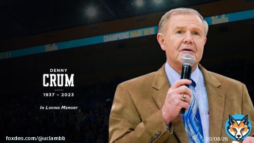 The UCLA men&rsquo;s basketball program mourns the loss of former player & coach Denny Crum.  We extend our deepest condolences to the family and friends of Coach Crum.  :