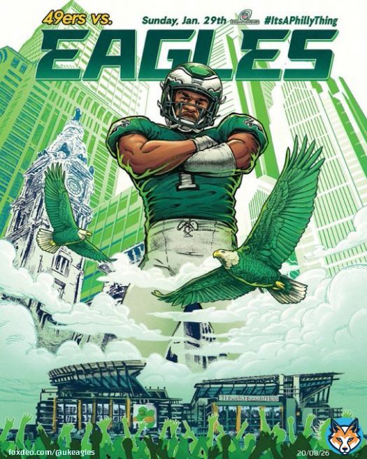 ???????????? ???????????????????????????????????????????????? ????????????????????????????!   #SFvsPHI | #ItsAPhillyThing | #FlyEaglesFly