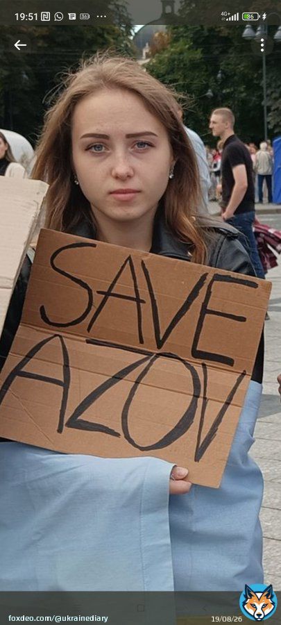 Save Azov silent vigil by prisoners families in Lviv Sunday. @UkraineDiary #Ukraine