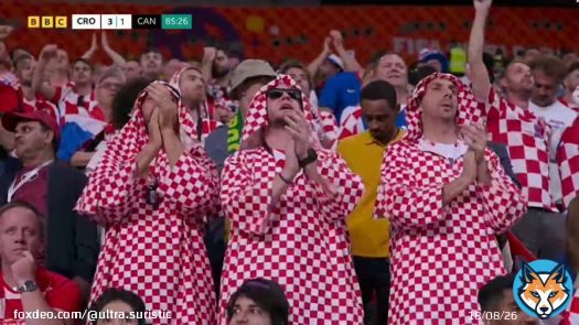 Standing ovation for Modric in Qatar. Nothing new to see here. #CROCAN