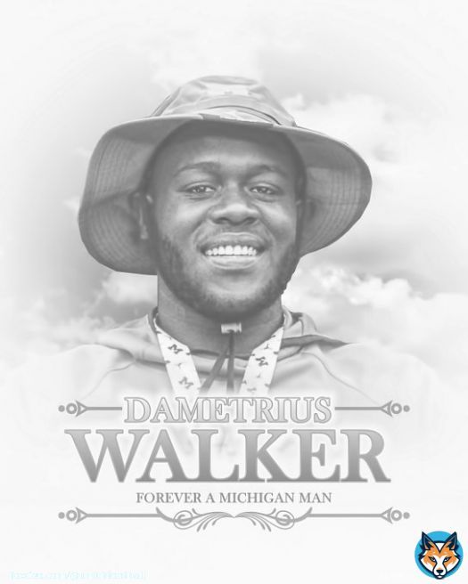 Our friend. Our brother. Our teammate.  We are heartbroken to learn of the passing of Dametrius Walker. Meechie was an inspiration to every member of our program and the Michigan family as a whole. He will be missed by so many.