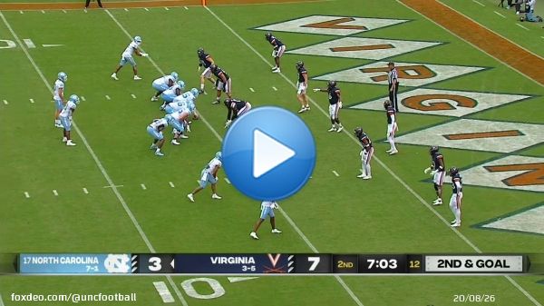 Drake Maye out here doing Drake Maye things     (ACC Network)