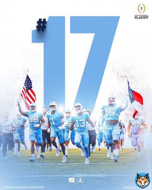 in the first CFP rankings   #CarolinaFootball  #UNCommon