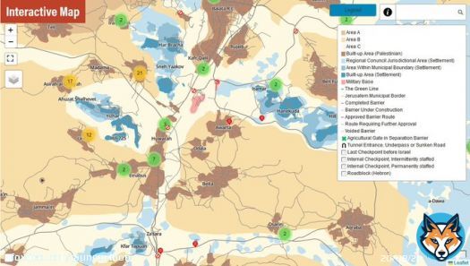 Huwara - surrounded by illegal Israeli settlements (in blue) - protected by a trigger-happy IDF that West Bank Palestinians never voted for.  What could possibly go wrong?  End #IsraeliOccupation. End #IsraeliApartheid.