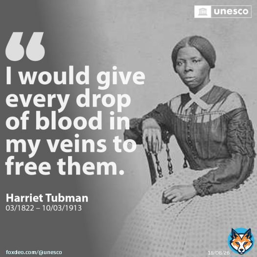 Happy #BlackHistoryMonth!  Join us in celebrating the incredible contributions of generations of Black Americans like Harriet Tubman.  Born into slavery, she dedicated her life to helping enslaved people escape to freedom.  Be like Harriet and #StandUp4HumanRights & #FightRacism!
