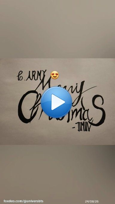 [WEVERSE] Jimin   *Desenho escrito: Para: ARMY Feliz natal -Jimin'   @BTS_twt