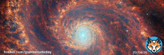 The Whirlpool Galaxy, Seen by JWST  By @Nancy_A