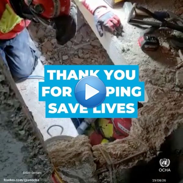 Thank you to all the teams from around the world who are supporting the search-and-rescue efforts following the earthquakes in #T&uuml;rkiye and #Syria.