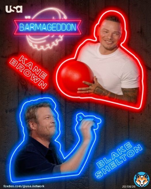 Who is ready for @BlakeShelton and @KaneBrown? Get your game face ready for #Barmageddon premiering tonight at 11/10c.