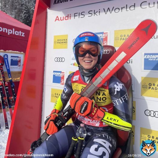 .@Kronplatz day 2 GS  commence!   Let&rsquo;s start it off by an INSANELY fast run by @MikaelaShiffrin, currently sitting in first by .51.   #StifelUSAlpineTeam