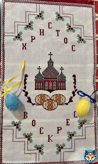 Easter greetings to those celebrating on the Julian calendar today. Христос Воскрес!