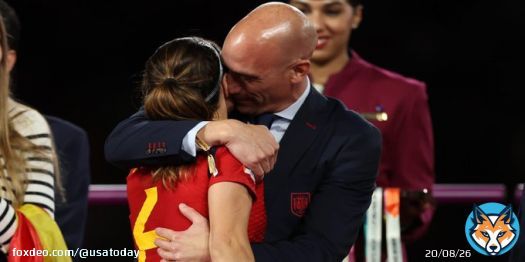 As Spain celebrated its World Cup win, its soccer federation president grabbed his crotch and later planted an unwanted kiss on the star player.