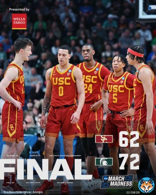 Final from Columbus.  #FightOn | @WellsFargo