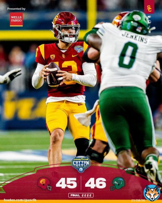 Final from Arlington.  #FightOn | @WellsFargo