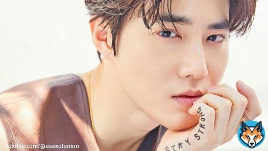 -'I'm doing well' -'necause i have EXO-Lswho believe in me and love me' -'i live well with the sense of responsibility and burden' -'I'm the leader of EXO'      -Kim Junmyeon Bubble    #EXO #엑소 @weareoneEXO