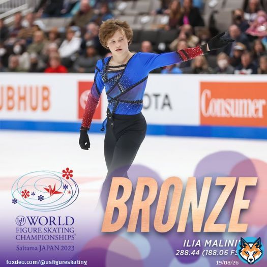 Ilia Malinin takes with the ???????????????????? ???????????????? ???????????????? ever in world competition   #TeamUSA x #WorldFigure