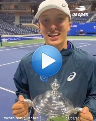 A message from the champion, @iga_swiatek