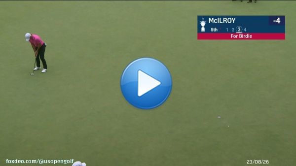 Birdie. Bogey. Birdie.  Rory McIlroy gets one back at No. 5. #USOpen