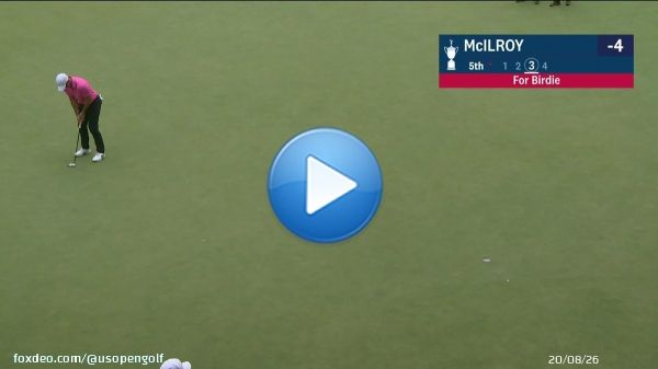 Birdie. Bogey. Birdie.  Rory McIlroy gets one back at No. 5. #USOpen