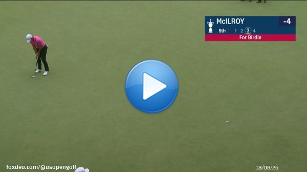Birdie. Bogey. Birdie.  Rory McIlroy gets one back at No. 5. #USOpen