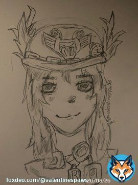 drew a avatar of mine on paper!! #roblox #robloxart #artmoots