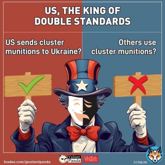 US champions systematic double standards. #FactsMatter