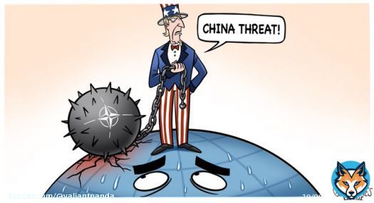#NATO sows chaos worldwide but labels China as a threat. 北约自己搞乱世界反抹黑中国。
