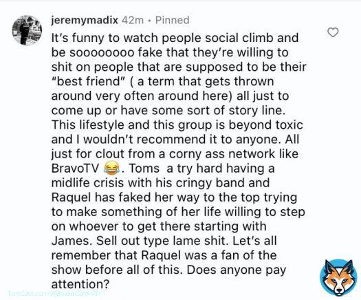 Despicable! This was posted by Ariana&rsquo;s brother. Sandoval and Raquel are scum. #pumprules #VanderpumpRules