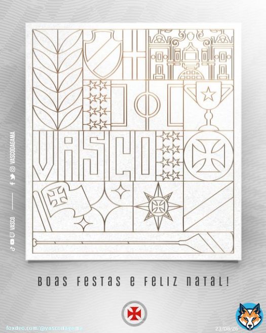 Desejamos uma linda noite de Natal com muito amor, paz e alegria.   Boas Festas e Feliz Natal!  #VascoDaGama