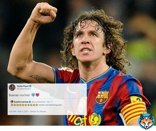 Don't mess with Barcelona   Carles Puyol hits back at Suso after #CopaDelRey   #FCBSEV #BarcaSevilla