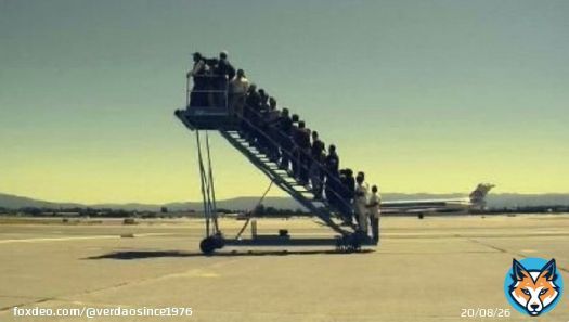 Torcedores do Flamengo embarcando pra Final do Mundial de Clubes Marrocos 2023
