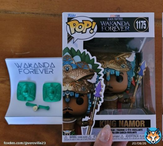Finally on my hands  #namor #WakandaForever #kingnamor #namorfunko