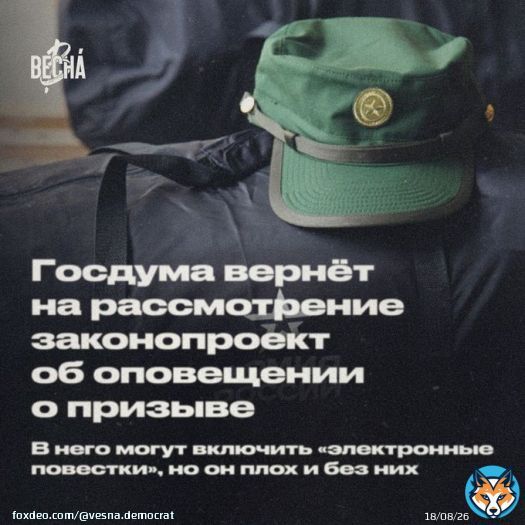 Госдума вернёт на рассмотрение законопроект об оповещении о призыве. В него могут включить электронные повестки, но он плох и без них  1/8