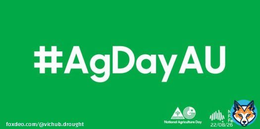 The theme of National Ag Day 2022 is #Innovation in #Agriculture, which is right up our alley at the Victoria #DroughtResilience Adoption & Innovation Hub. So happy #AgDayAU 2022!    #vichub #FutureDroughtFund #AusGov #AusAg  #drought #aginnovation #farming