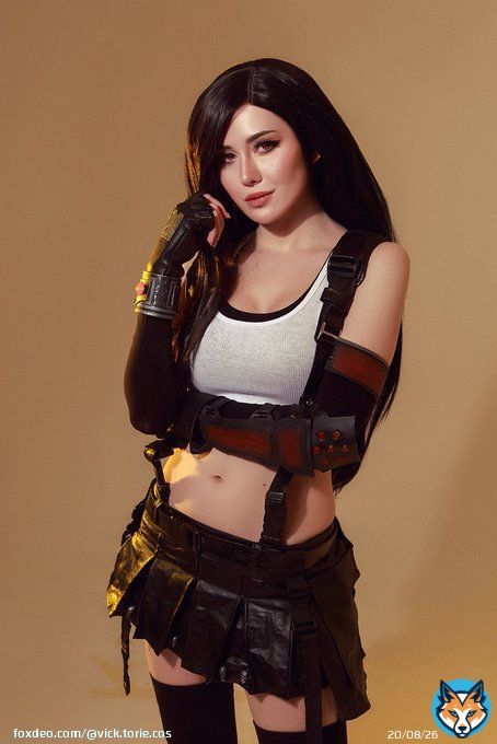 I`m in love with strong battle character, like Tifa! Do you wanna see more photos with her? Photo and make-up by Vick ( @MilliganVick )  #Tifa #FinalFantasy #TifaLockhart #FF7R #tifacosplay #cosplay