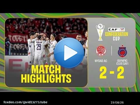 Résumé du match : Wydad AC - Olympic Club Safi, quart de finale retour